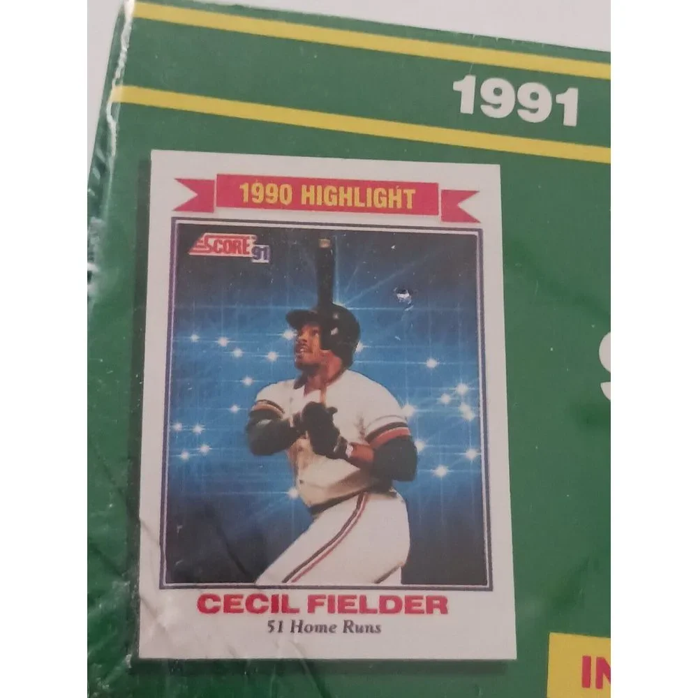 '91 SCORE Collectors Set Factory Sealed 900 Player Cards 72 Magic Motion Trivia - Picture 7 of 11